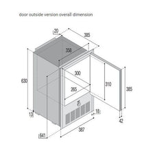 Load image into Gallery viewer, Vitrifrigo Hydro Classic Ice Maker, 230v - door proud, slim fitting frame (pin lock)